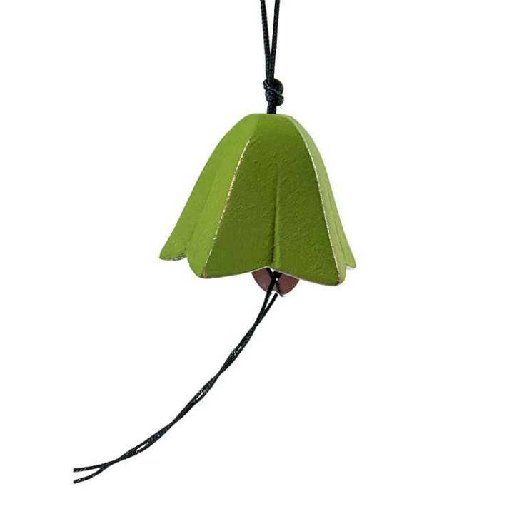 Japanisches Windspiel aus Gusseisen, Glockenblume - Grün - 1 St. - Aromandise