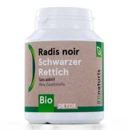 Schwarzer Rettich BIO, Lebererkrankungen, Gallenstimulation - 120 Kapseln (250 mg) - BIONaturis