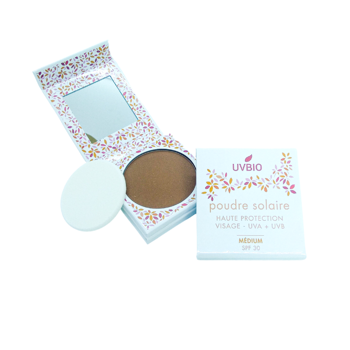Poudre solaire BIO, Haute protection, Médium - Indice 30 - UVBIO