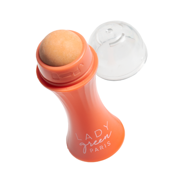 Mattierender/reinigender Roll-on aus Vulkangestein, nachfüllbar - Lady Green