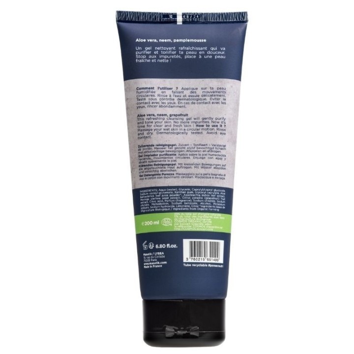 BIO Reinigungsgel, Gesicht & Körper - 200ml - ManEtik