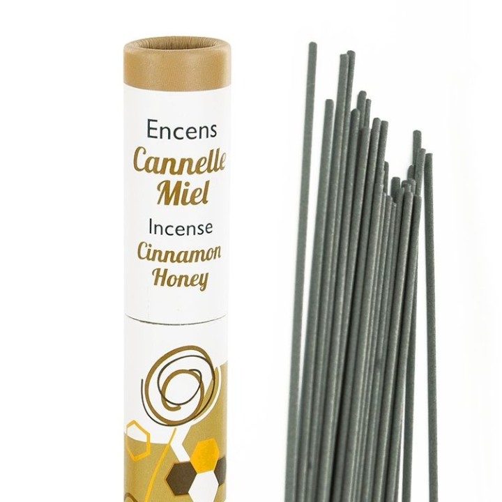 Japanische pflanzliche Räucherstäbchen, Herbosense, 100% natürlich - Zimt, Honig - 30St. - Les Encens du Monde