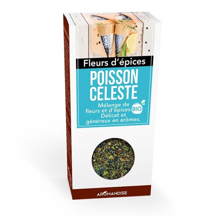Fleurs d'épices BIO, Poisson Celeste - 25g - Aromandise