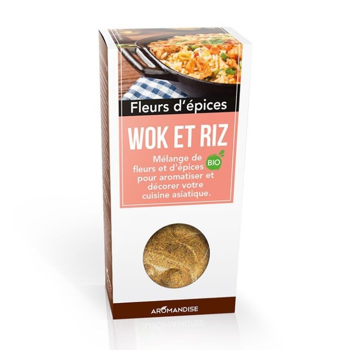 Fiori di spezie biologici, WOK & Rice - 48g - Aromandise