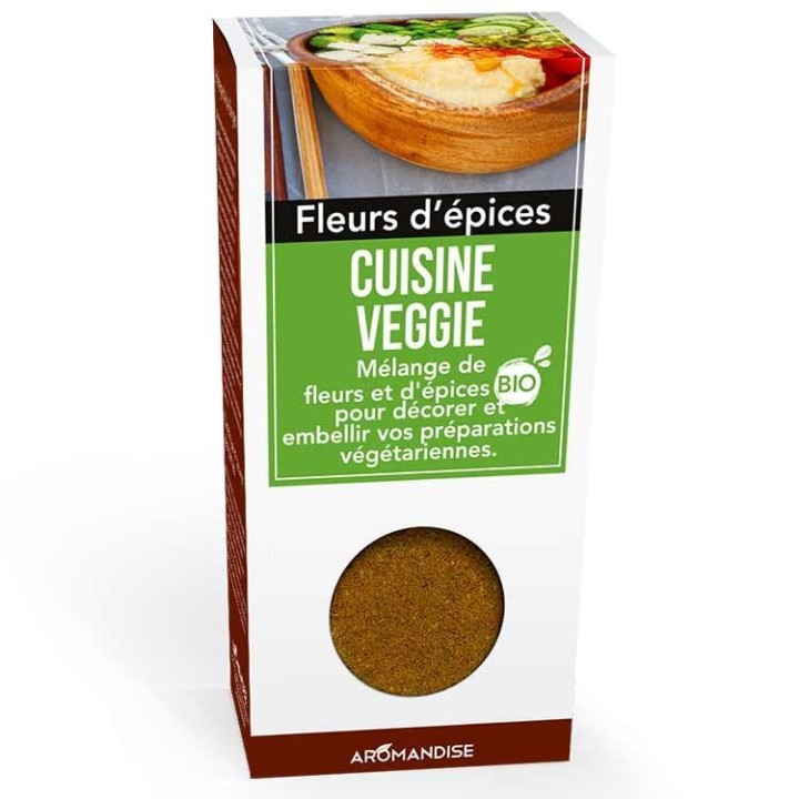Fleurs d'épices BIO, Cuisine végétarienne - 38g - Aromandise