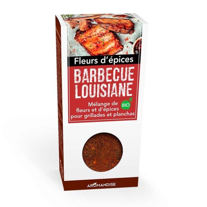 Fiori di spezie organiche, Barbecue della Louisiana - 42g - Aromandise