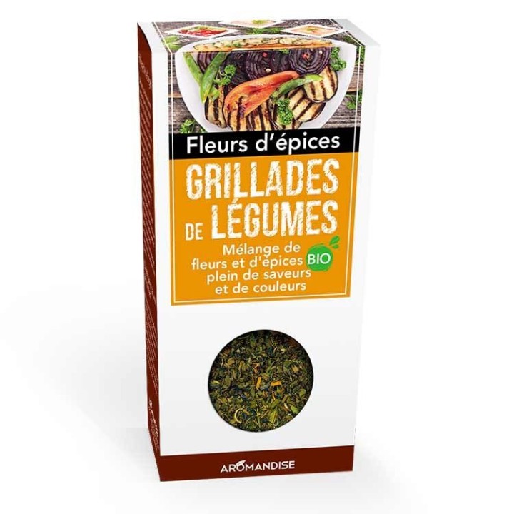Gewürzblüten BIO, Gegrilltes Gemüse - 20g - Aromandise
