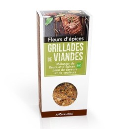 Fiori di spezie bio, carne alla griglia - 75g - Aromandise