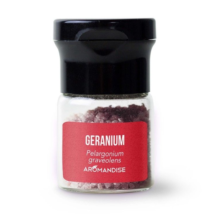 Bio Ätherisches Öl Kristalle zum Kochen, Bourbon-Geranie - 10g - Aromandise