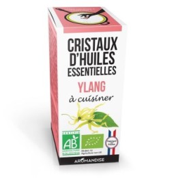 Cristalli di olio essenziale biologico per cucinare, Ylang - 10g - Aromandise