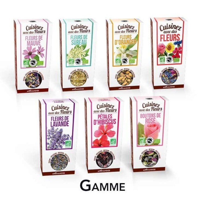 Fiori biologici da mangiare,  Fiori di sambuco - 30g - Aromandise
