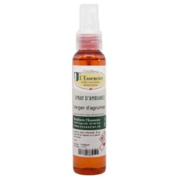 Spray d'ambiance artisanal "Vergers d'agrumes" aux huiles essentielles - 100ml - L'essencier