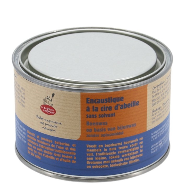 Bienenwachspolitur, ohne Lösungsmittel - 240g - La Droguerie Ecologique
