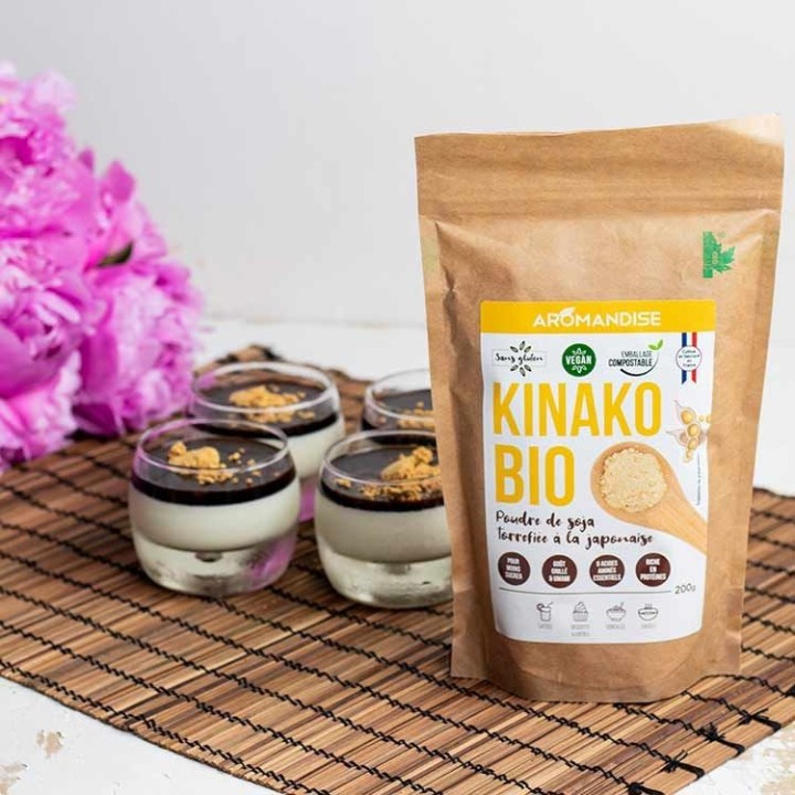 Kinako Bio - Sojapulver geröstet nach japanischer Art - 200g - Aromandise