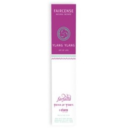 Bastoncini di incensi Naturali Faircense - Ylang Ylang / Joy of Life - 10 pezzi - Farfalla / Claro