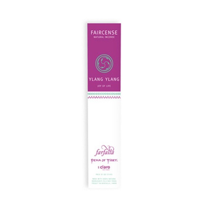 Bâtons d'encens naturels Faircense - Ylang Ylang / Joy of life - 10pces - Farfalla / Claro