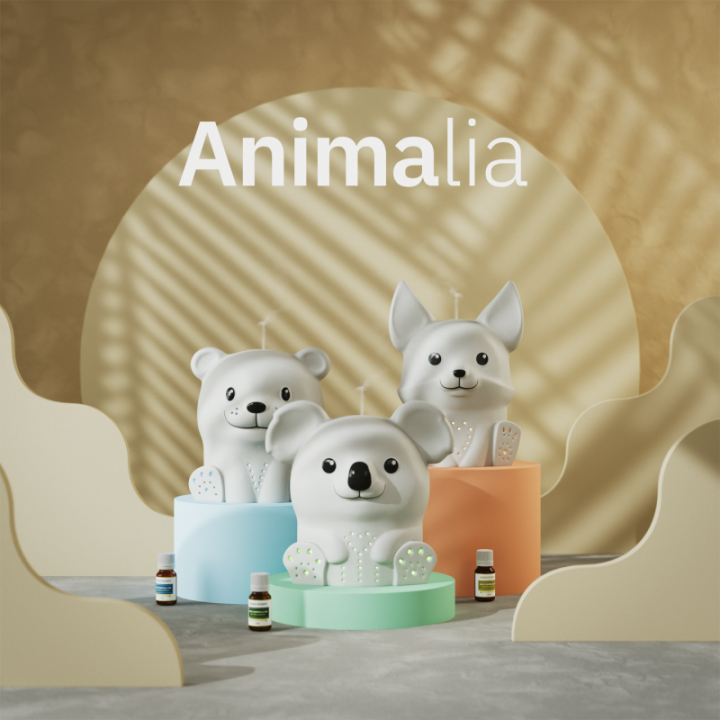 Ultraschall-Diffusor für ätherische Öle - Animalia, LEO - InnoBiz