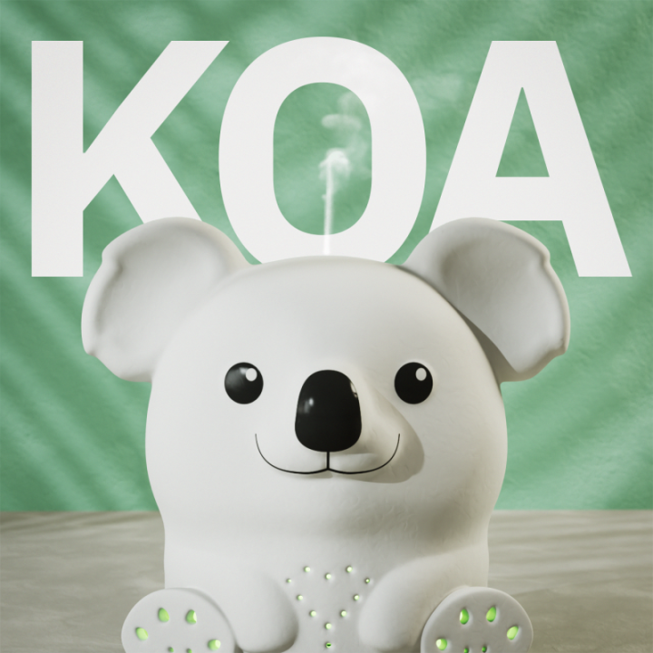Diffuseur d'huiles essentielles Ultrasonique - Animalia, KOA - InnoBiz