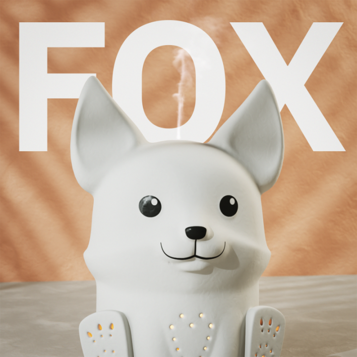 Ultraschall-Diffusor für ätherische Öle - Animalia, FOX - InnoBiz