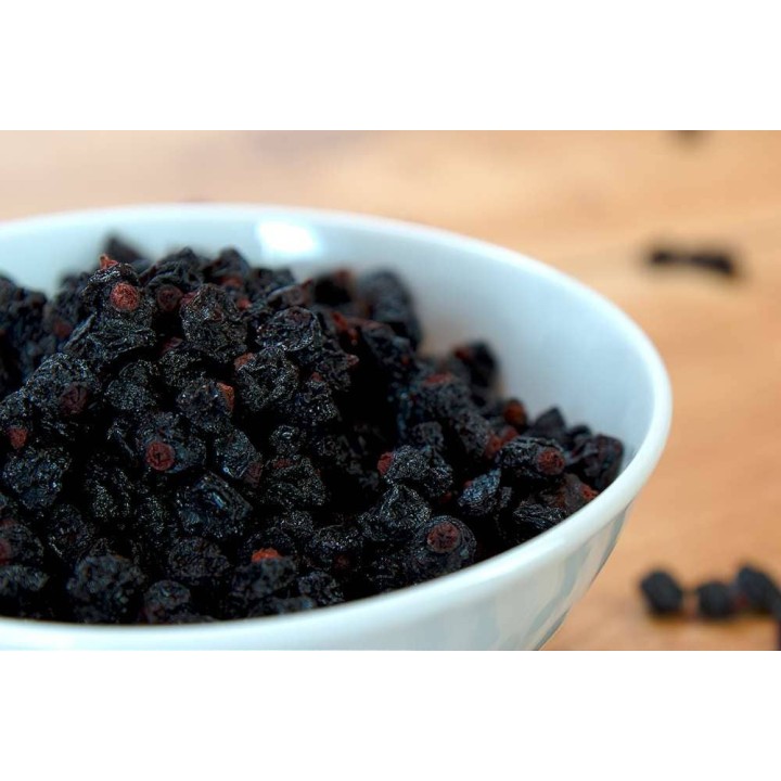 Ribes nero svizzero essiccato, certificato biologico - 200g - Aronia Swiss