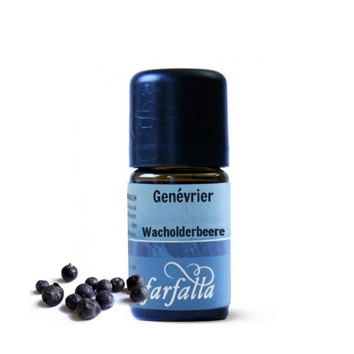 Olio Essenziale Bio - Bacche di ginepro biologico  - 5 ml  - Farfalla