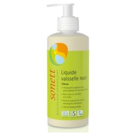 Liquido per lavare i piatti a mano alla citronella, 100% biodegradabile - flacone a pompa da 300 ml - Sonett