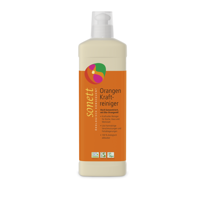 Nettoyant extra-puissant à l’huile d’orange BIO, 100% biodégradable - 500ml - Sonett