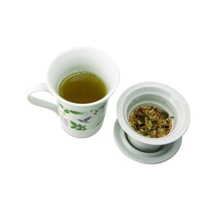 Tisanière en porcelaine avec filtre intégré "Eden" - 0,25dl - Aromandise