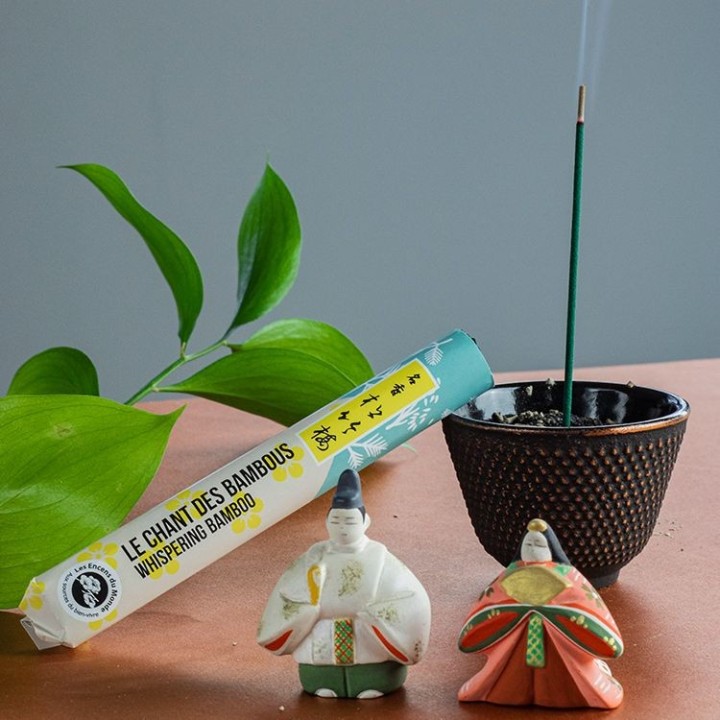 Rouleaux d'encens japonais court, Le chant des bambous - 40x 30 min. - Les encens du monde