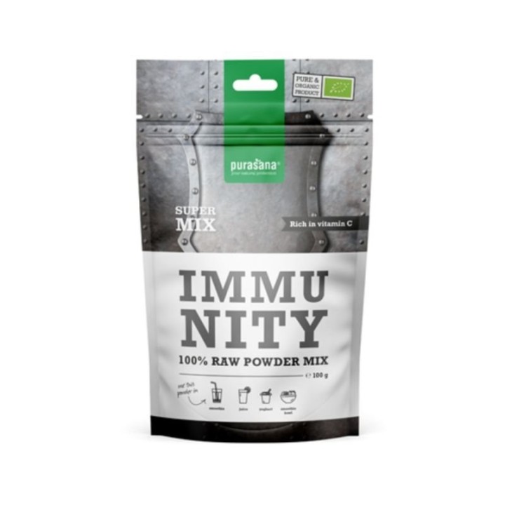 Immunity Mix BIO Pulver, Immunität und Müdigkeit - 100gr - Purasana