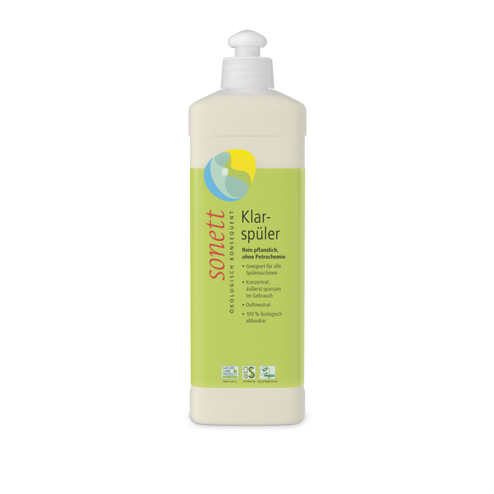 Risciacquo per lavastoviglie - Senza profumo e 100% biodegradabile - 500 ml - Sonett