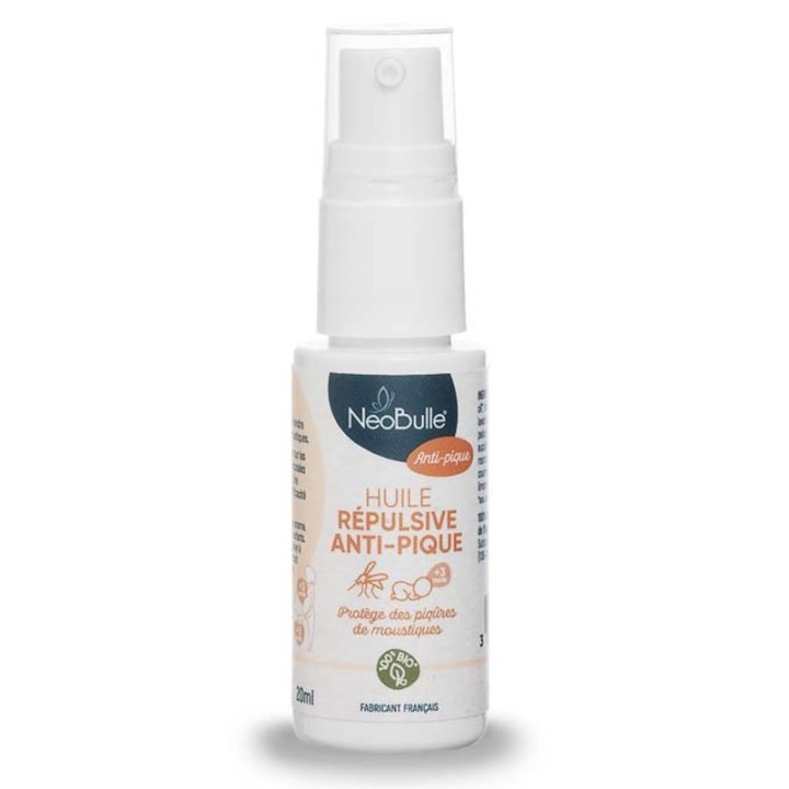 Olio Repellente Biologico per bambini contro le zanzare, da 3 mesi - 20ml - Néobulle