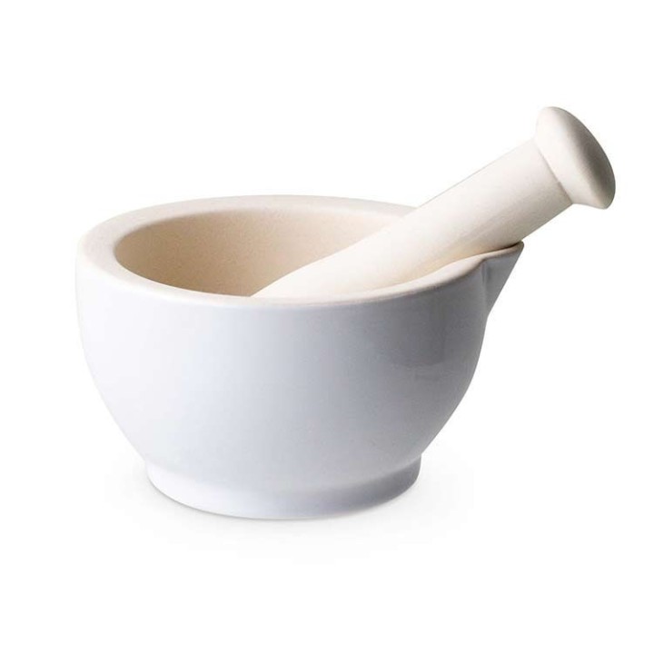 Mortaio e pestello in gres, Ø 10 cm - 1 pz - Aromandise