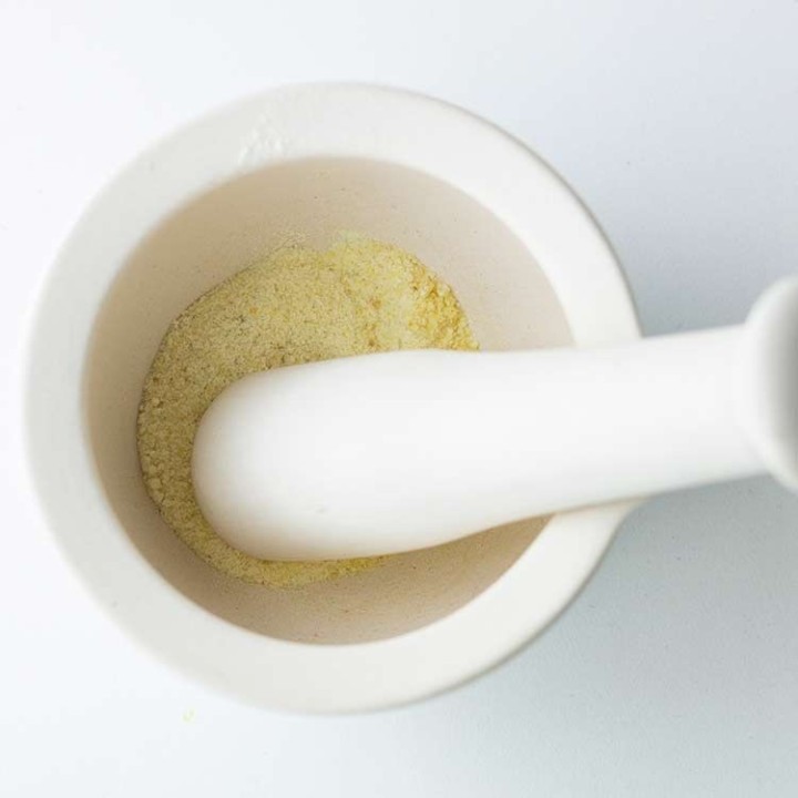 Mörser mit Stößel aus Steingut, Ø 10cm - 1 St. - Aromandise