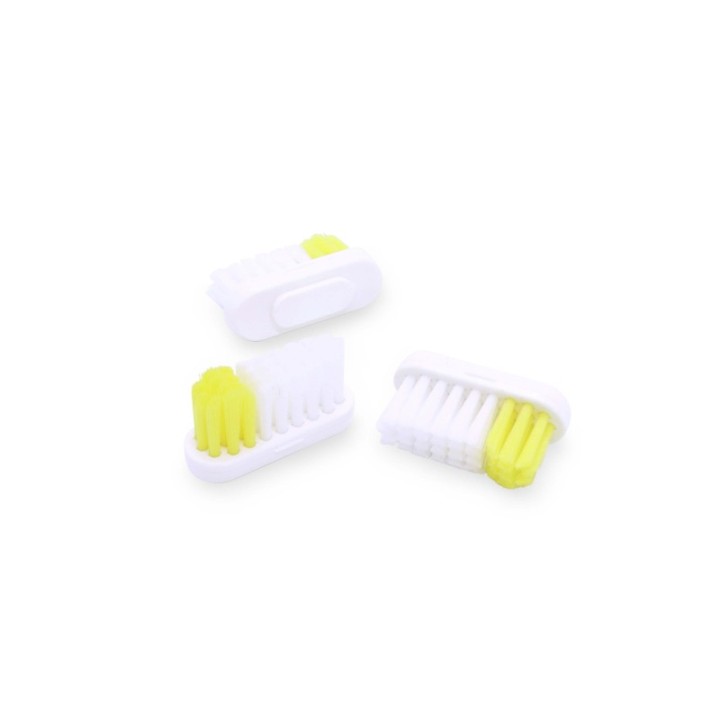 Spazzolino da denti ricaricabile in bioplastica, made in France - Giallo - Lamazuna