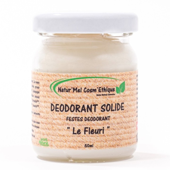 Déodorant crème Suisse & BIO, Le Fleuri - 50ml - Natur'Mel Cosm'Ethique