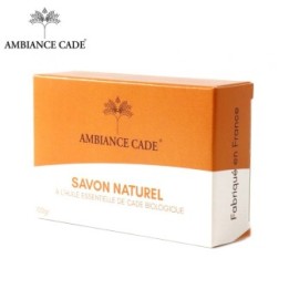 Sapone naturale all'olio essenziale di cade biologico (acne, eczema o psoriasi) - 100g - Ambiance Cade