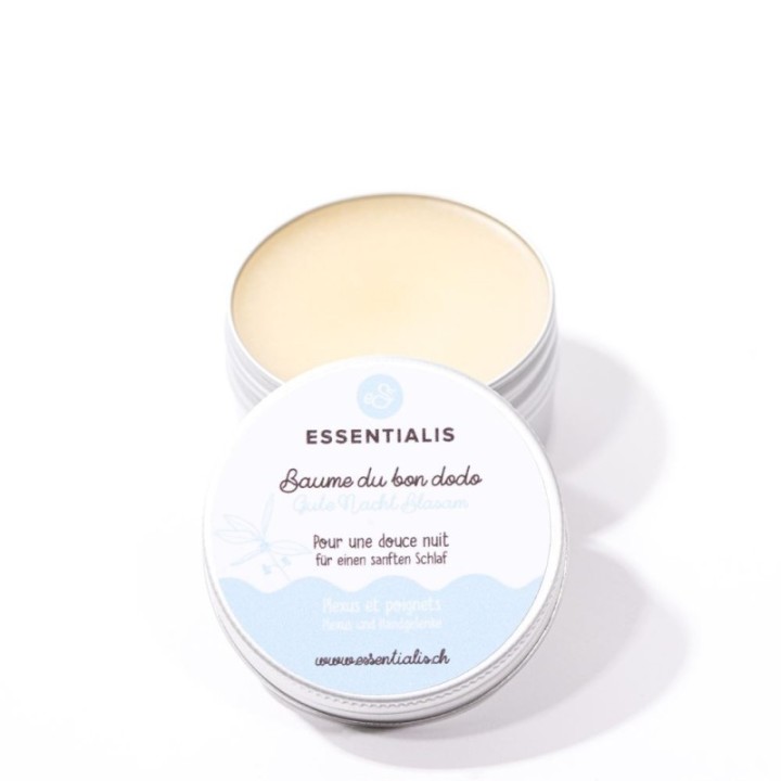 Balsamo svizzero della buonanotte con oli essenziali per bambini - 30g - Essentialis