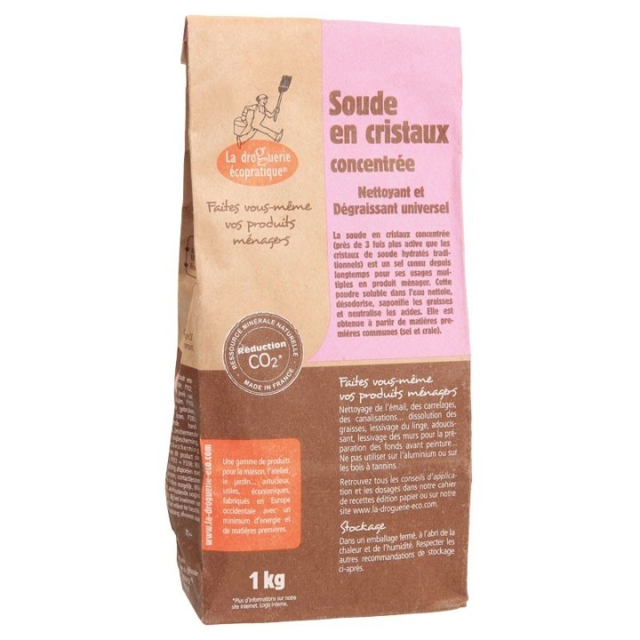 Natriumcarbonat Kristalle (konzentriert) - 1kg - Die ökologische Drogerie