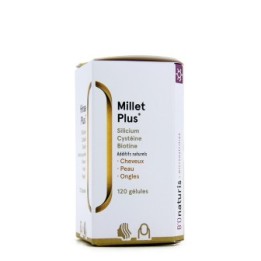 Hirse Plus, Haare, Nägel & Haut - 120 Kapseln - BIOnaturis