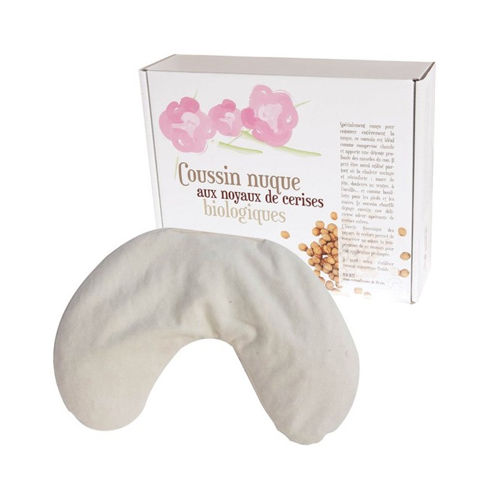 Coussin de nuque aux noyaux de cerise - 70cm - by Venga