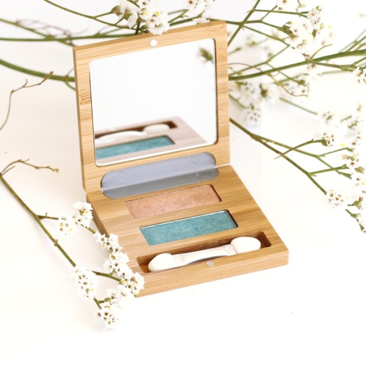 Fard à Paupières nacré (en recharge rectangulaire) - 100% naturel, Bio & Vegan - N° 131, Terre de sienne - Zao