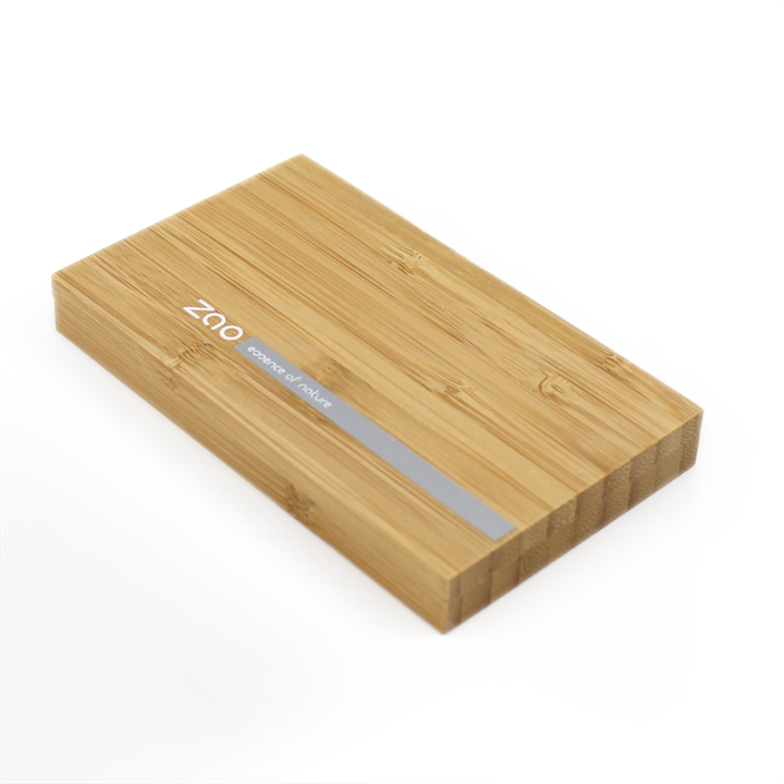 Bamboo box duo (vide) pour fard à paupières (nacré, mat, Shiny) - ZAO
