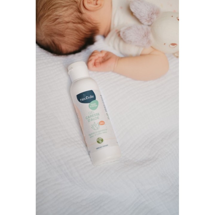 Caresse d'Aloe, Gel de pulpe d'Aloe Vera Bio hydratant - 125ml - NéoBulle