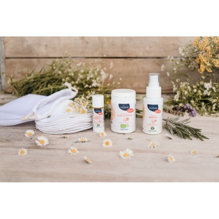 Huile de massage d'allaitement, Sérénité - Accompagne l'allaitement de A à Z - 50ml - Néobulle