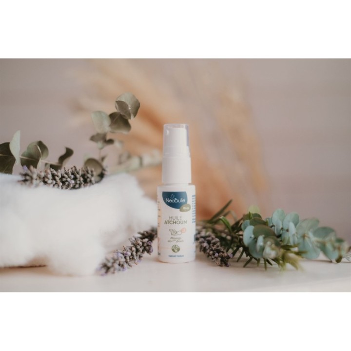 Huile de soin corps BIO, massage bébé, Atchoum - 20ml - NéoBulle