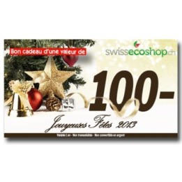 Bon Cadeaux d'une valeur de 25.- sur SwissEcoShop.ch + Offert 10% de cette valeur pour vous !