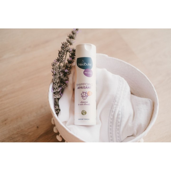 Shampoo lenitivo biologico, anti-pidocchi con lavanda biologica - 200ml - Néobulle
