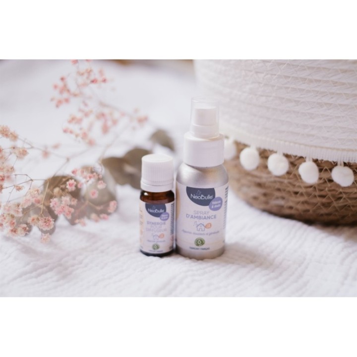 Olio da massaggio biologico per promuovere il sonno,  Notte silenziosa - 20ml - Néobulle