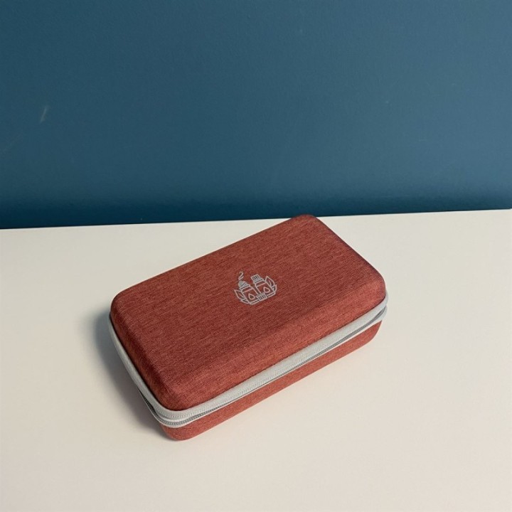 Astuccio per oli essenziali - SYNELIA - Per 18 oli, Terracotta - Innobiz